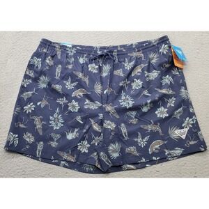 Columbia PFG Rambler Water Trunk Short Mens XXL Multi Printed Drawstring‎ Waist